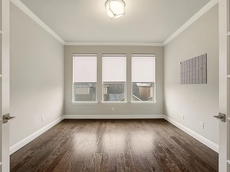 Upstairs Office Enclosed with French Doors