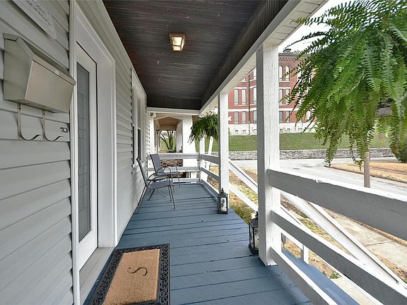 Full length covered porch.