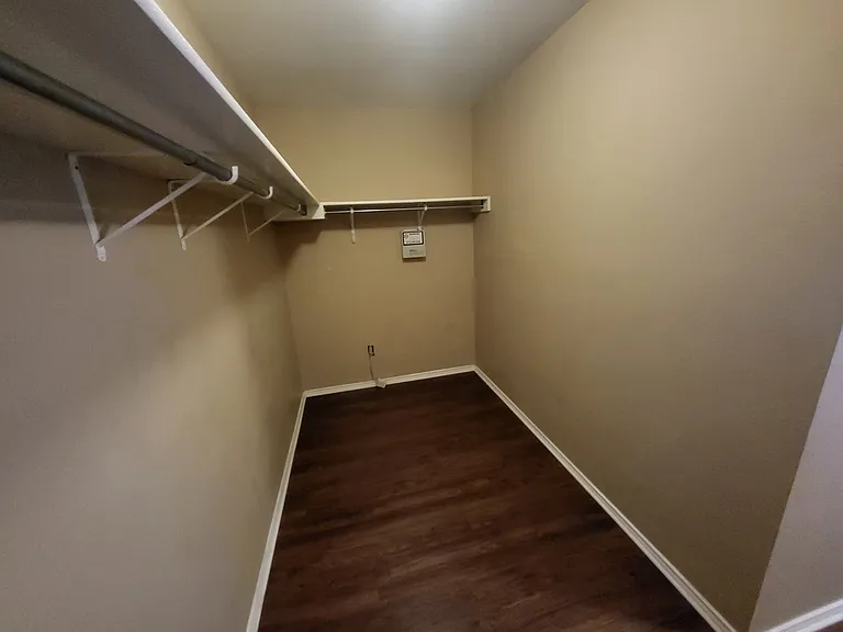 Very large master bedroom closet