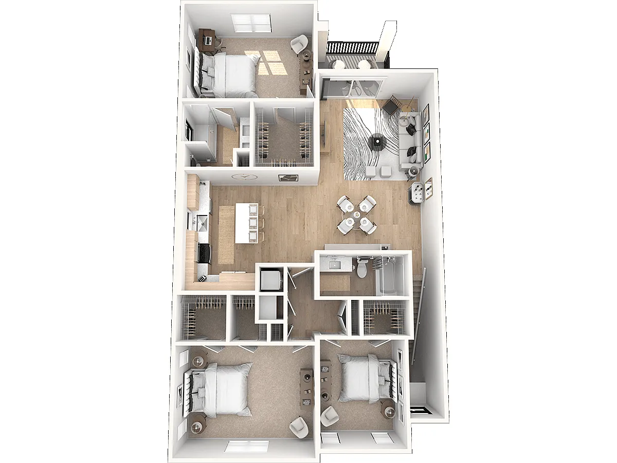 Floor plan The Estero (Attached Garages Available)