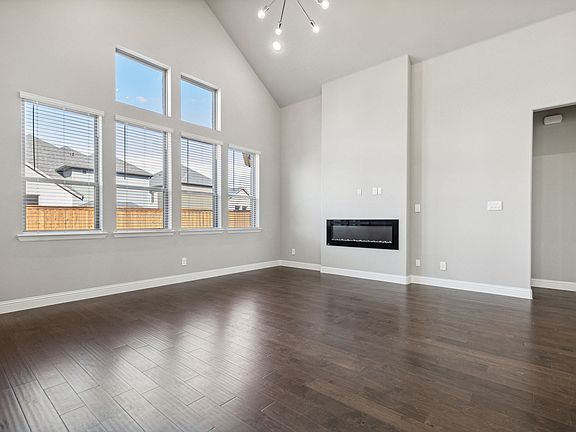 Living Room in the Eliot home plan by Trophy Signature Homes