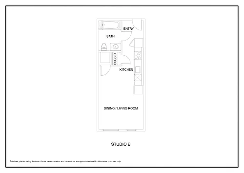 Floor plan Studio
