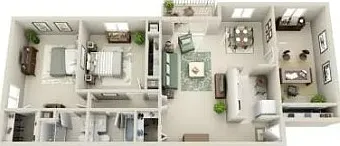 2 Bedroom large den 2 Bedroom large den