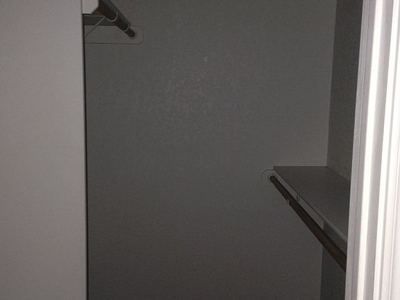 Large walk-in closet in the master bedroom