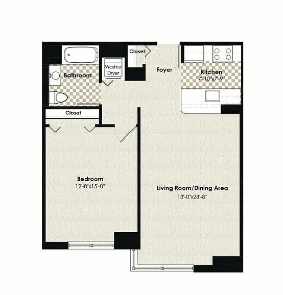 Floor plan HPN AA3