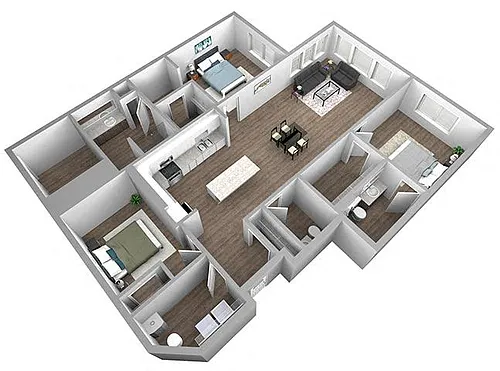 Floor plan The Winchester (Den)