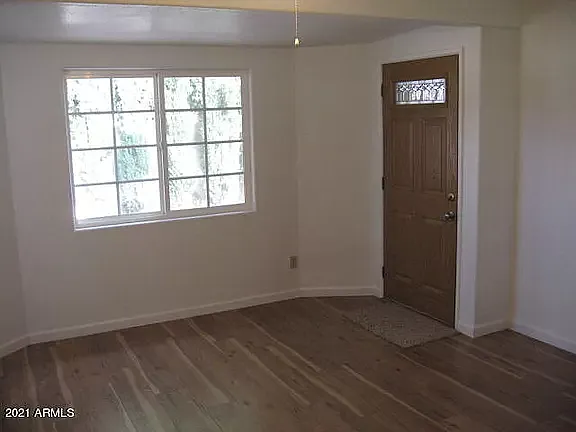 Spacious sunroom.