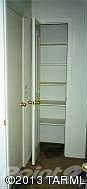 Garage door & linin closet off laundry r
