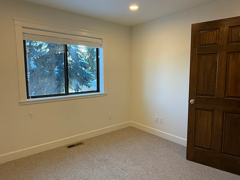 One of three bedrooms.