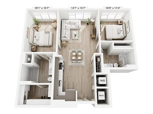 Floor plan B4