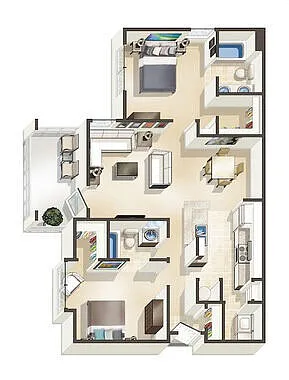 Floor plan The Claredon