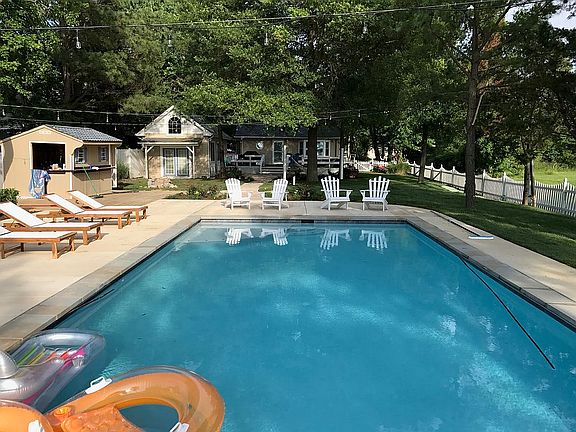Pool View Towards House