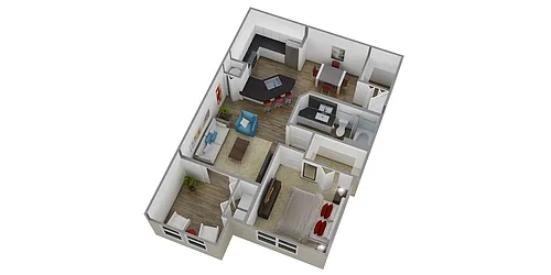 Floor plan 1B