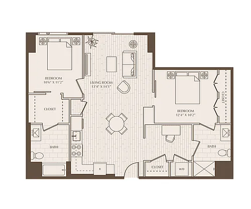 Floor plan B9.Den
