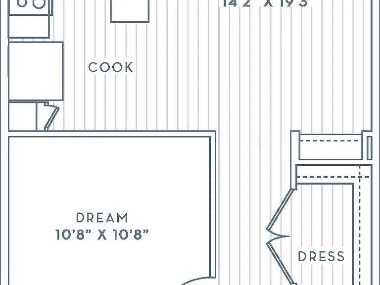 S2R floor plan Presley Uptown