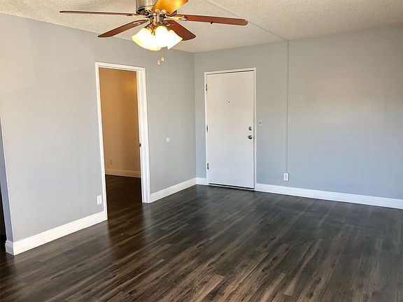 Living room and door to office