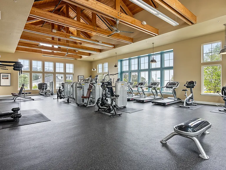 Work out in our 4,600 square foot fitness center equipped with TechnoGym equipment