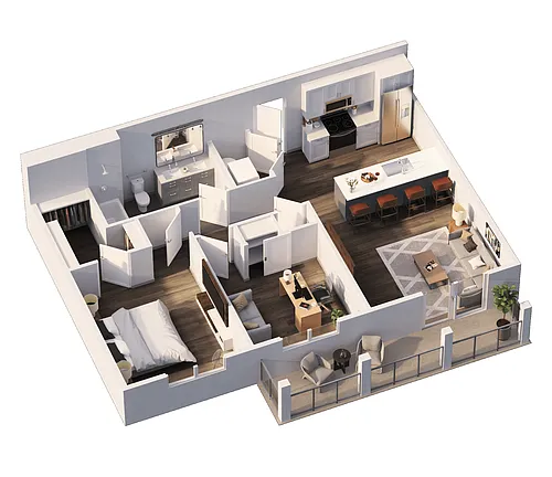 Floor plan A4 Plus Flex Space