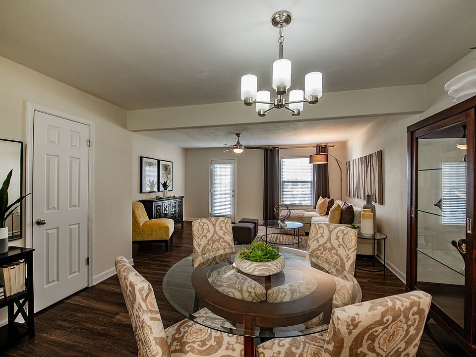 View of dining room leading into the living room