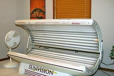 Clubhouse tanning bed