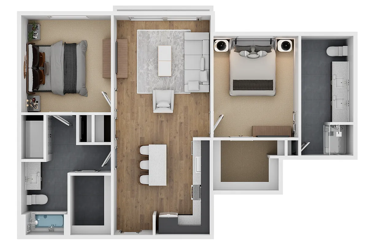 Floor plan B3