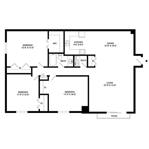 Floor plan Violet