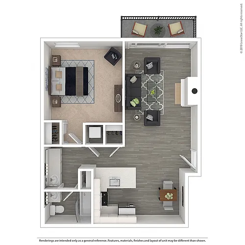 Floor plan Renovated Plan C