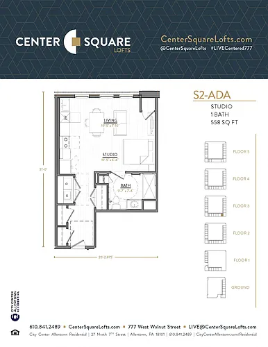 Floor plan S2 ADA