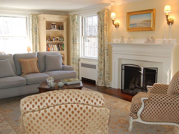 Elegant wide living room