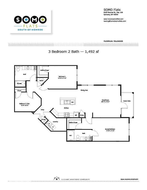 Floor plan Yellowood 3.2 (T2A)