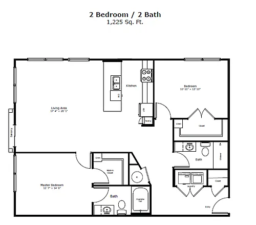 Floor plan Waldorf
