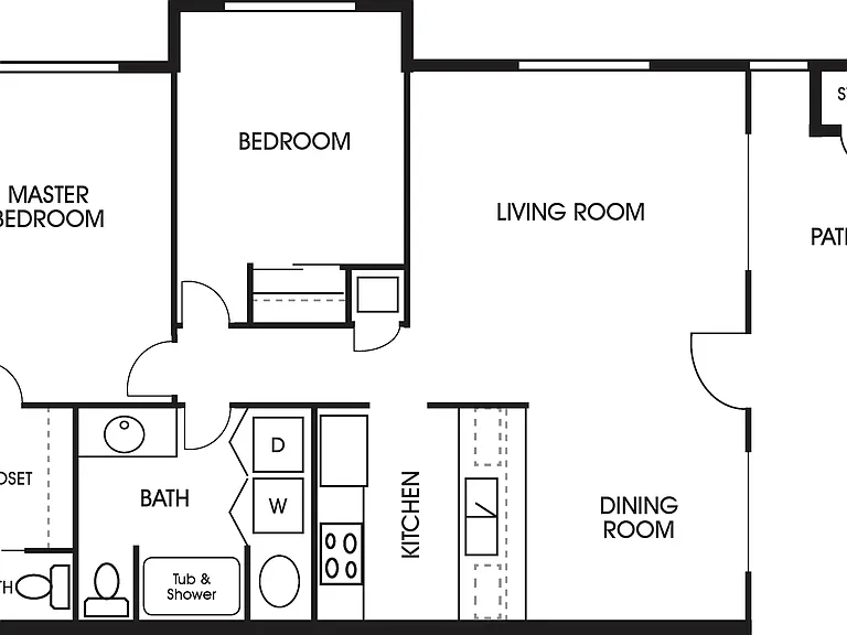 1 Bed 1.5 Bath 1 Bed 1.5 Bath