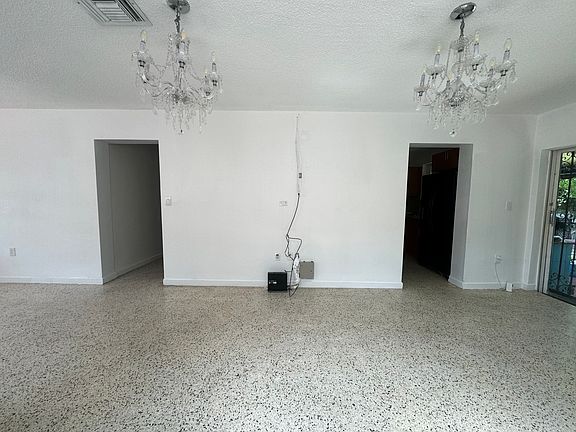 View from Living room towards kitchen area