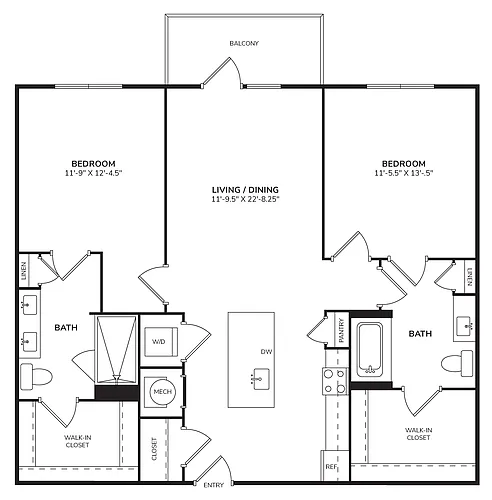 Floor plan B1