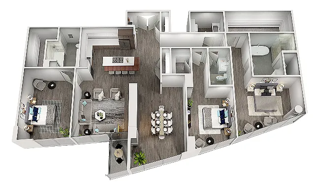 Floor plan Eleanor - Penthouse