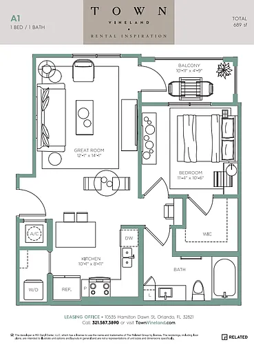 Floor plan A1