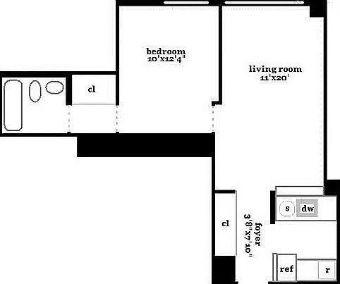 2nd image of 215 W 95th St APT 6A