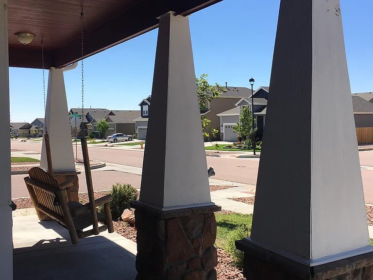 covered front porch