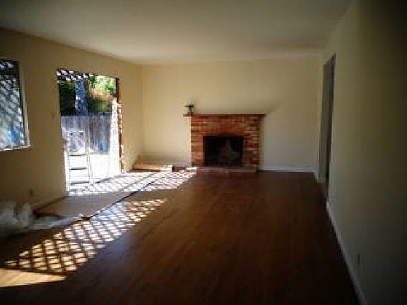 Refinished Hardwood Floors and new slider