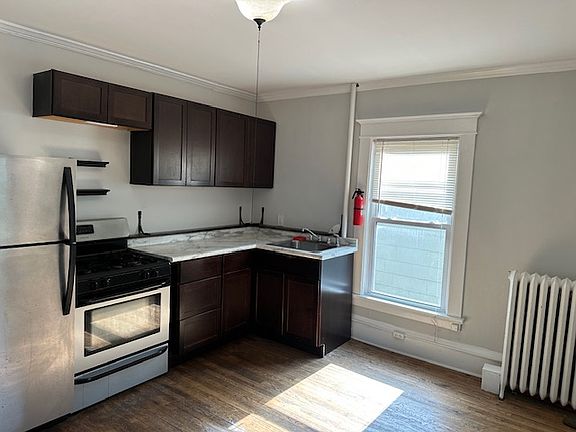 kitchen with eat in space