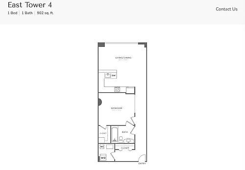 Floor plan East Tower 4