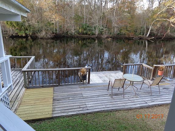 Dock area with floating