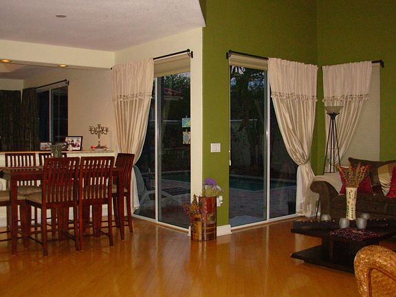 Living room & Dinning room view