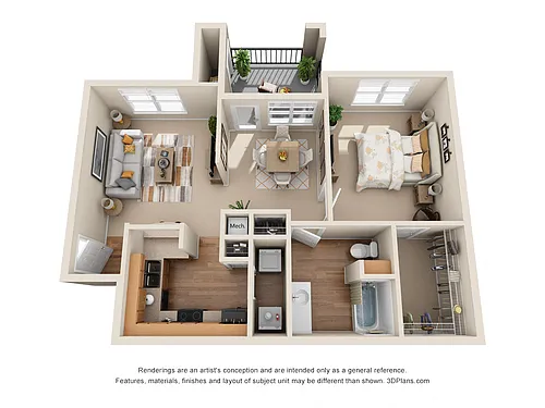 Floor plan The San Antonio