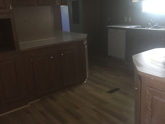 Kitchen with new floors