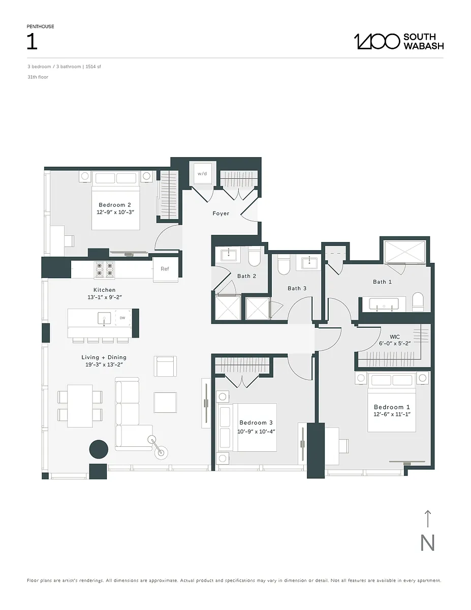 Floor plan P1