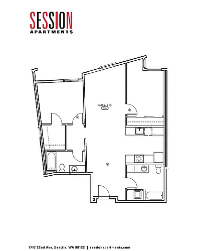 Floor plan 2X2 - D3