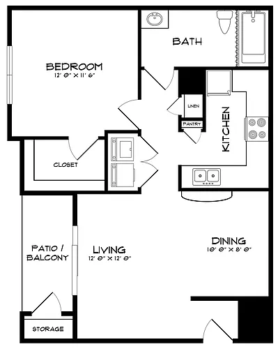 Floor plan The Farmington
