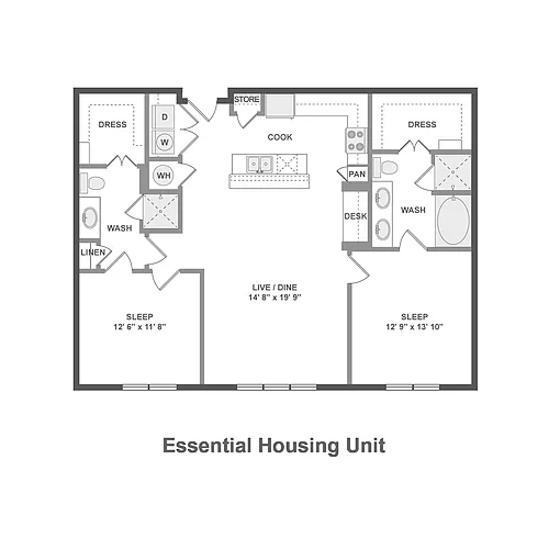 Floor plan B1.P8