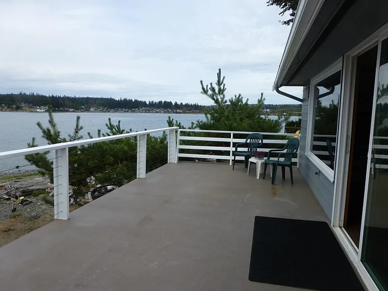 Spacious balcony